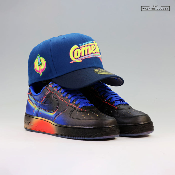 OKLAHOMA CITY COMETS INTERGALACTIC AND COSMIC HEAT MAP NEW ERA FITTED CAP