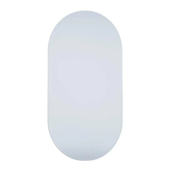 Olivia Pencil Edge Oval Plain Mirror 450×900×5mm