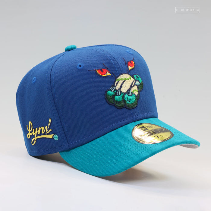 OTTAWA LYNX MILB SEASHORE SLATE CALYPSO GREEN NEW ERA FITTED CAP
