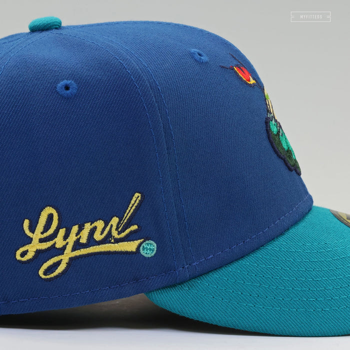 OTTAWA LYNX MILB SEASHORE SLATE CALYPSO GREEN NEW ERA FITTED CAP