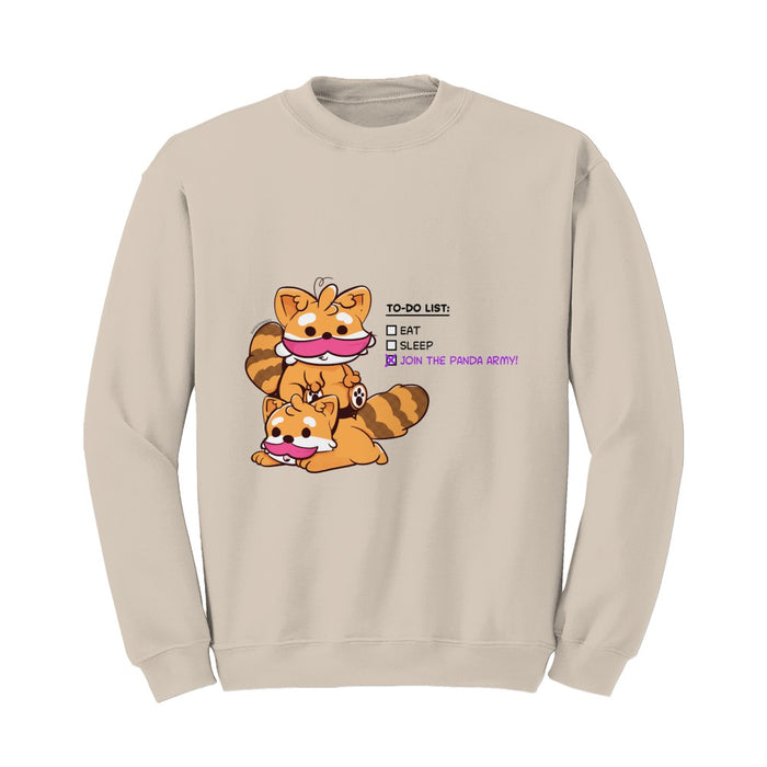 Panda Checklist Crewneck