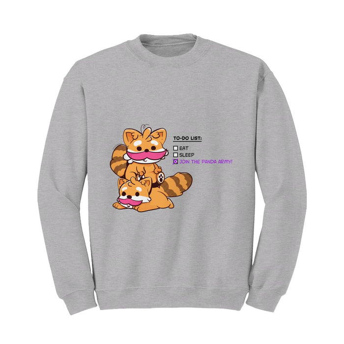 Panda Checklist Crewneck