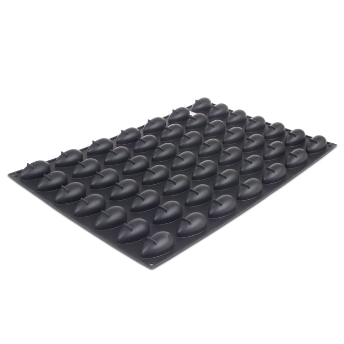 Pavoflex Silicone Quenelle Tonda Mold  - 49 Forms