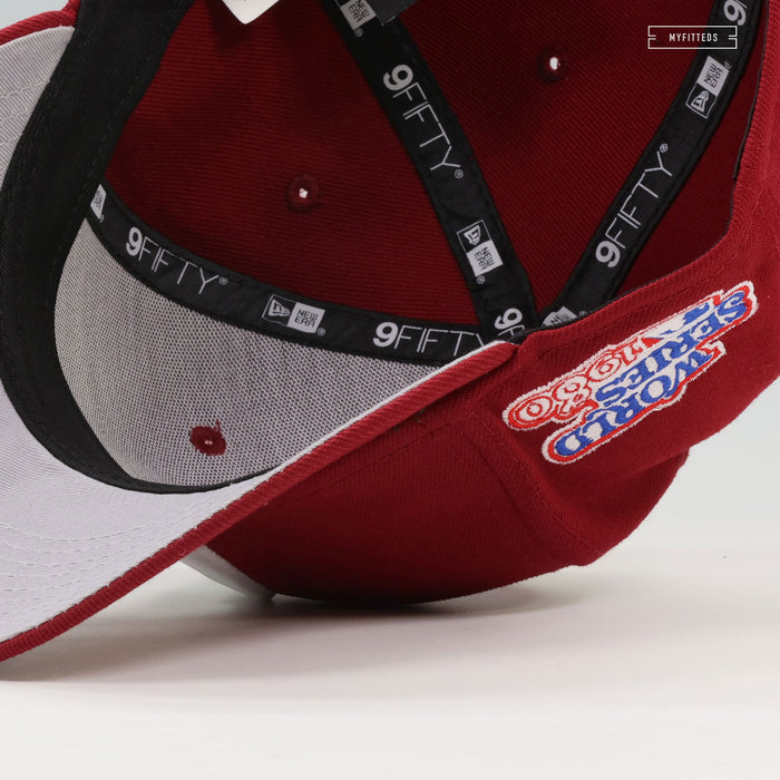 PHILADELPHIA PHILLIES 1980 WORLD SERIES RETRO NEW ERA 9FIFTY SNAPBACK