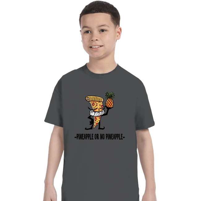Secret_Shirts T-Shirts, Youth / XS / Charcoal Pineapple Or Noz
