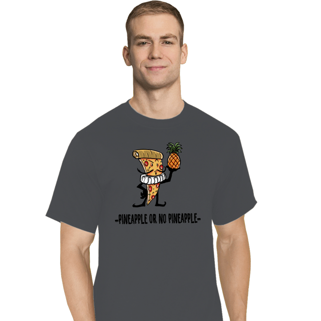 Secret_Shirts T-Shirts, Tall / Large / Charcoal Pineapple Or Noz