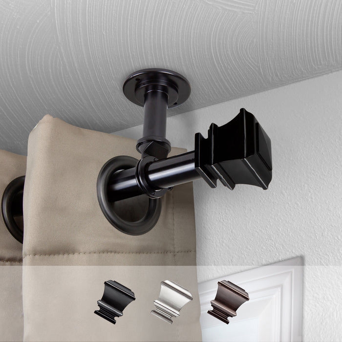 Pineda 1" Ceiling Curtain Rod/ Room Divider