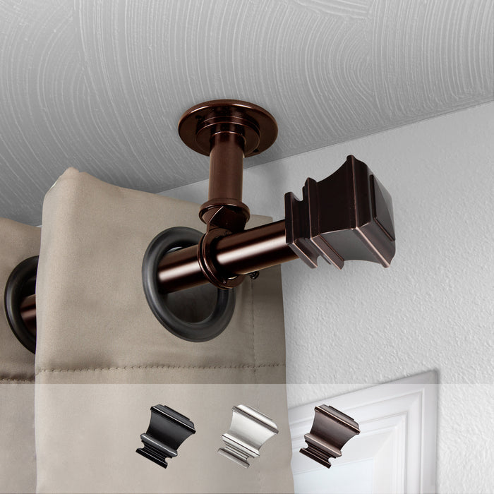 Pineda 1" Ceiling Curtain Rod/ Room Divider