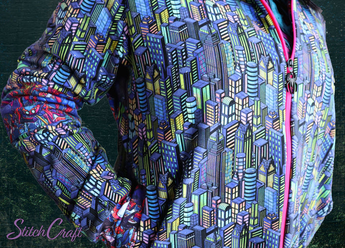 Preorder R31 FABRIC/VINYL Neon NYC Stacked Buildings
