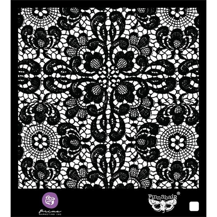 Prima Finnabair Ornate Lace Stencil, 6" x 6"