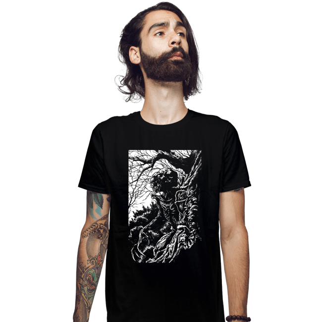 Shirts Fitted Shirts, Mens / Small / Black PumpkinHead