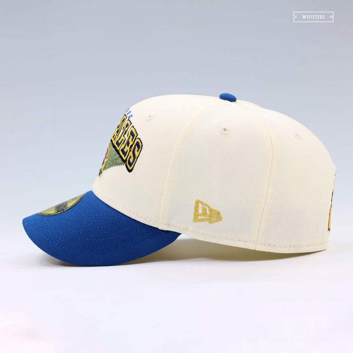 QUÉBEC CAPITALES 2017, 2020, 2022-2024 FRONTIER LEAGUE CHAMPIONS OFF WHITE NEW ERA CAP