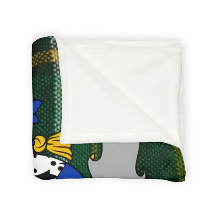 Cozy Cartoon Design Blanket for Kids and Adults Alike
