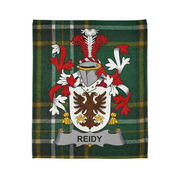 Reidy Family Crest Tartan Pattern Blanket