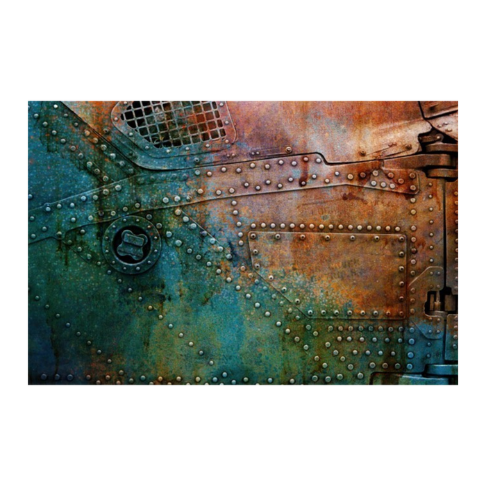 Rivets Decoupage Tissue Paper by Roycycled Treasures, Rusty Industrial