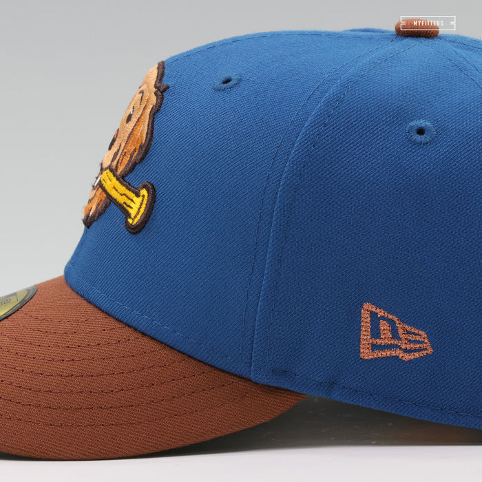 ROCHESTER RED WINGS BRUCE THE BAT DOG HOMEWARD BOUND INSPIRED NEW ERA FITTED CAP