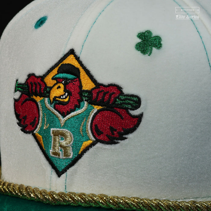 ROCHESTER RED WINGS ST. PATRICK'S DAY SHAMROCK ELITE SERIES NEW ERA FITTED CAP