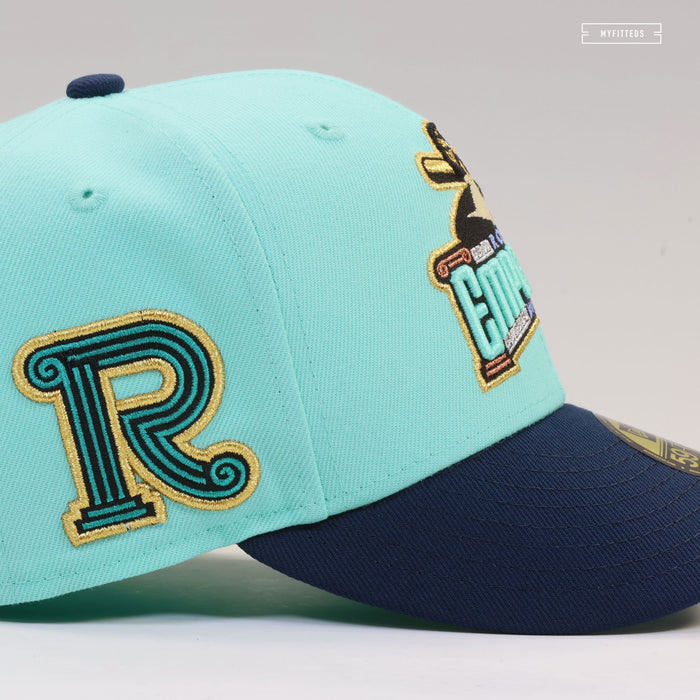 ROME EMPERORS FOREVER REIGN SEAGLASS NIGHTSHADE NEW ERA FITTED CAP