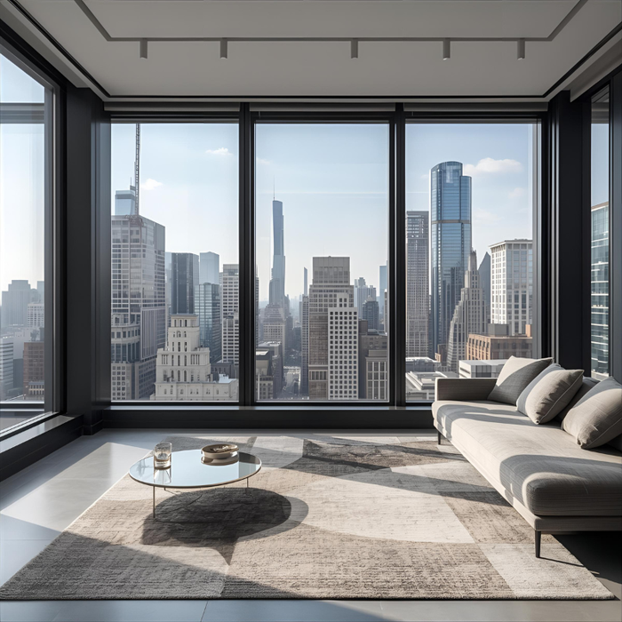 Rooftop View Area Rug