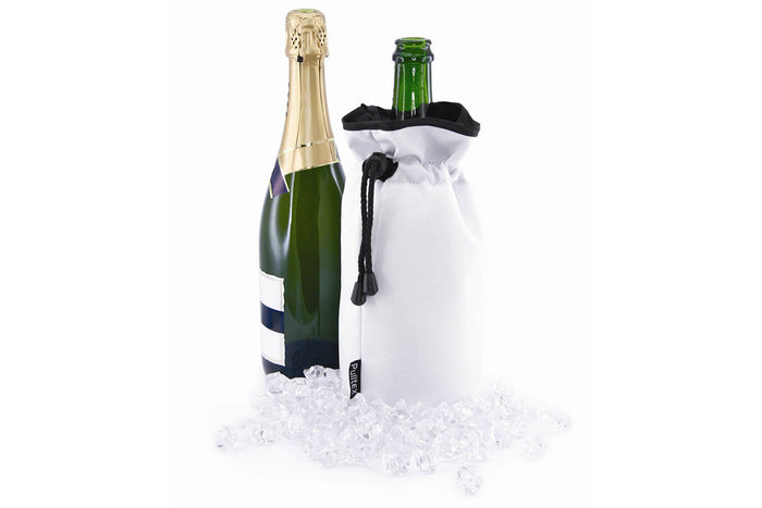 Sac rafraichisseur bouteille Pulltex pour vin et champagne - Blanc