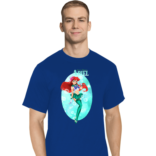 Secret_Shirts T-Shirts, Tall / Large / Royal Blue Sailor Ariel