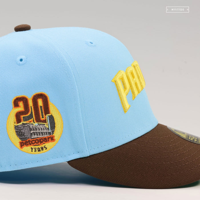 SAN DIEGO PADRES PETCO PARK 20TH ANNIVERSARY HOMER DUNK SB INSPIRED NEW ERA HAT