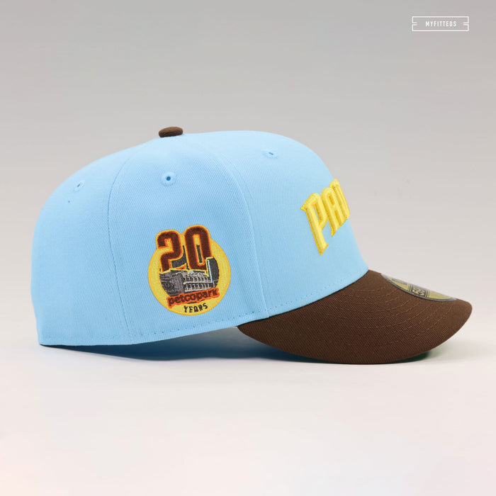 SAN DIEGO PADRES PETCO PARK 20TH ANNIVERSARY HOMER DUNK SB INSPIRED NEW ERA HAT