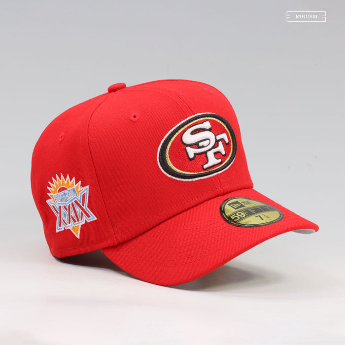 SAN FRANCISCO 49ERS SUPER BOWL XXIX SIDE PATCH PRIMARY NEW ERA FITTED CAP