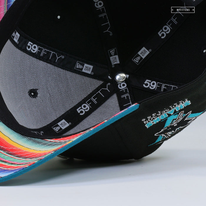 SAN JOSE SHARKS FIFTH SEASON QUETZALLI JIMENEZ SERAPE UV 2 TONE NEW ERA FITTED CAP