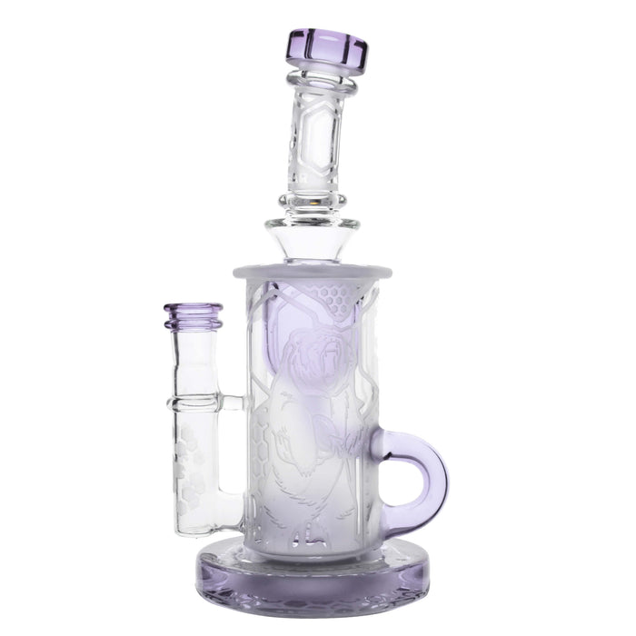Sandblasted Klein Recycler Dab Rig