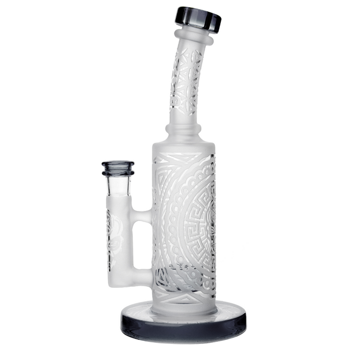 Sandblasted Mini Straight Can Bong