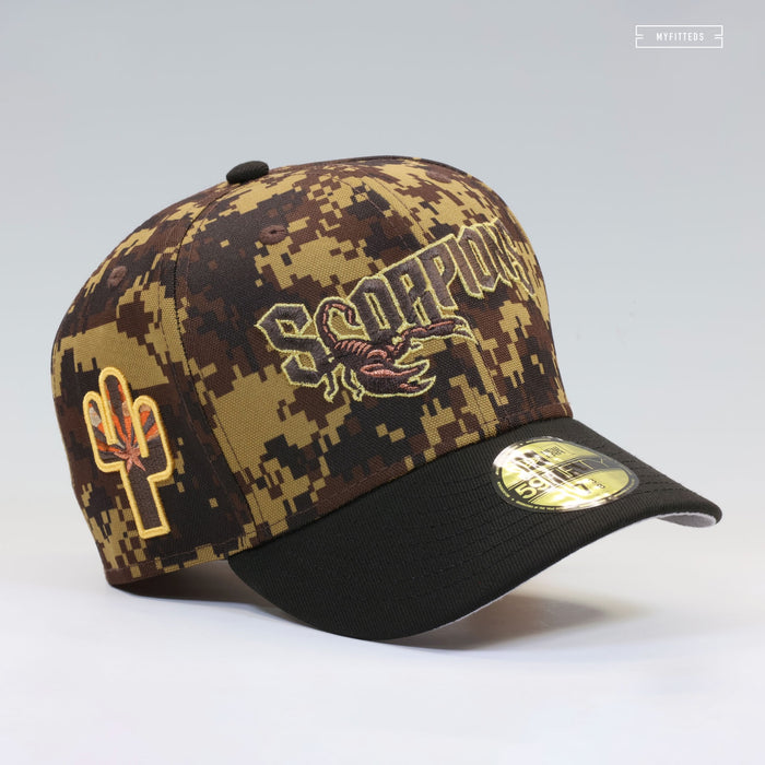 SCOTTSDALE SCORPIONS IN THE ARIZONA DESERT DESERT DIGI CAMO NEW ERA FITTED CAP
