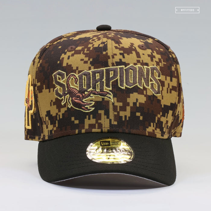 SCOTTSDALE SCORPIONS IN THE ARIZONA DESERT DESERT DIGI CAMO NEW ERA FITTED CAP