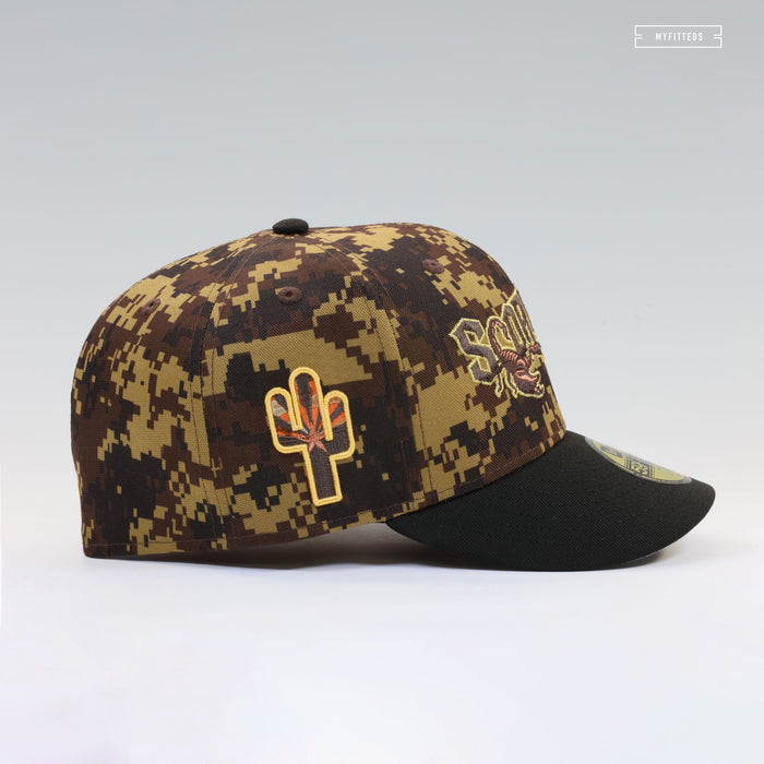 SCOTTSDALE SCORPIONS IN THE ARIZONA DESERT DESERT DIGI CAMO NEW ERA FITTED CAP
