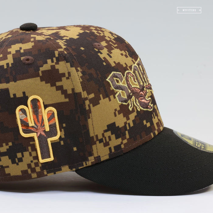 SCOTTSDALE SCORPIONS IN THE ARIZONA DESERT DESERT DIGI CAMO NEW ERA FITTED CAP