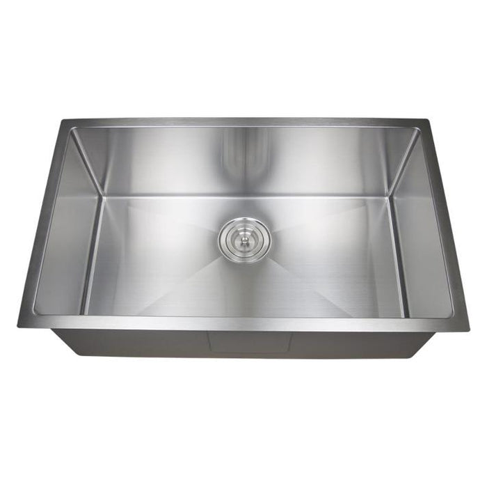 Seamless Metal Kitchen Basin 240-750mm
