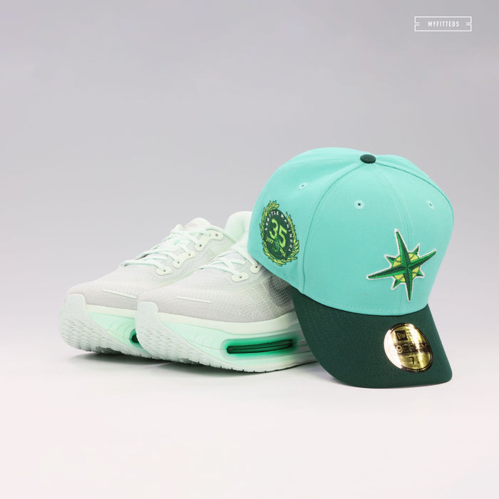 SEATTLE MARINERS 35TH ANNIVERSARY 2026 FIFA™ WORLD CUP™ POSTER INSPIRED NEW ERA FITTED CAP