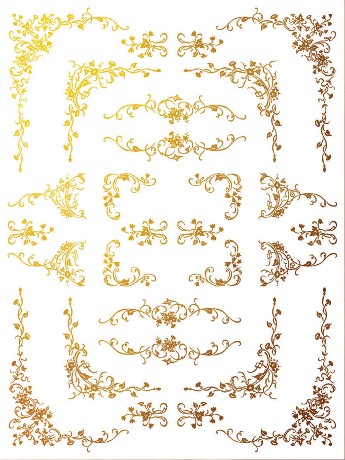 Si Belle Gilded Transfer by IOD