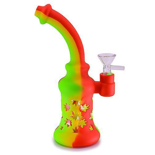 Silicone Leaf Lantern Water Pipe - INHALCO