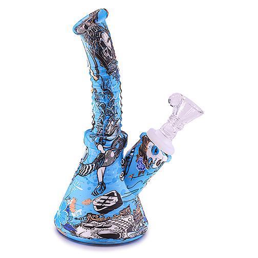 Silicone Water Pipe - Graffiti