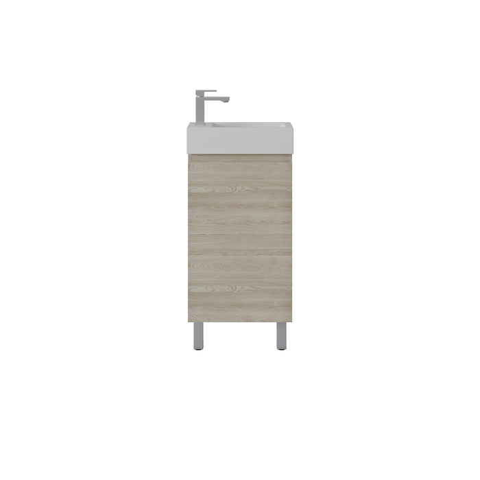 Slim Freestanding Vanity with Legs 440*245*860mm