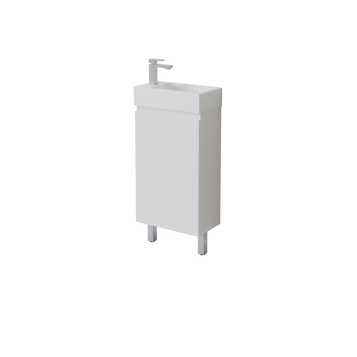 Slim Freestanding Vanity with Legs 440*245*860mm