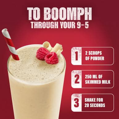 SlimFast Powder White Choc Raspberry 584g
