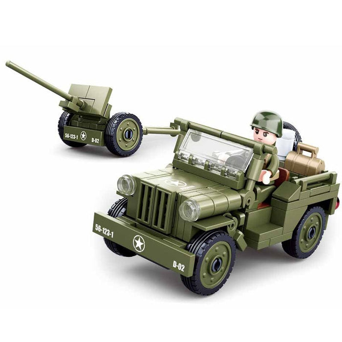 SLUBAN World War II Normandy Landing US WILLYS Jeeped SLUBAN