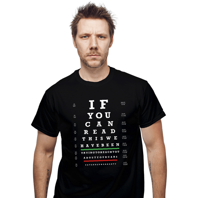 Secret_Shirts T-Shirts, Unisex / Small / Black Snellen Warranty