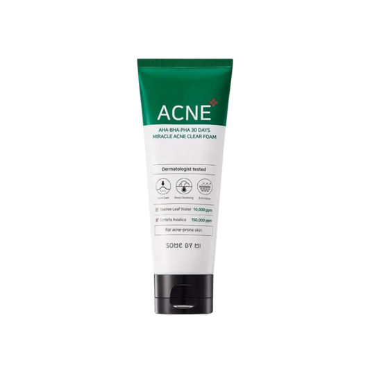 Some By Mi AHA BHA PHA 30 Days Miracle Acne Clear Foam SOME BY MI