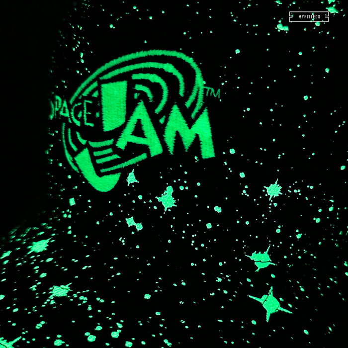 SPACE JAM GLOW IN THE DARK 9FIFTY A-FRAME NEW ERA SNAPBACK HAT