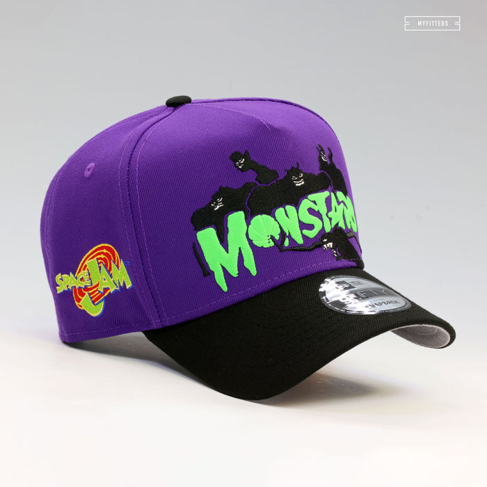 SPACE JAM MONSTARS GLOW IN THE DARK PUFF PRINT 9FIFTY A-FRAME NEW ERA SNAPBACK HAT
