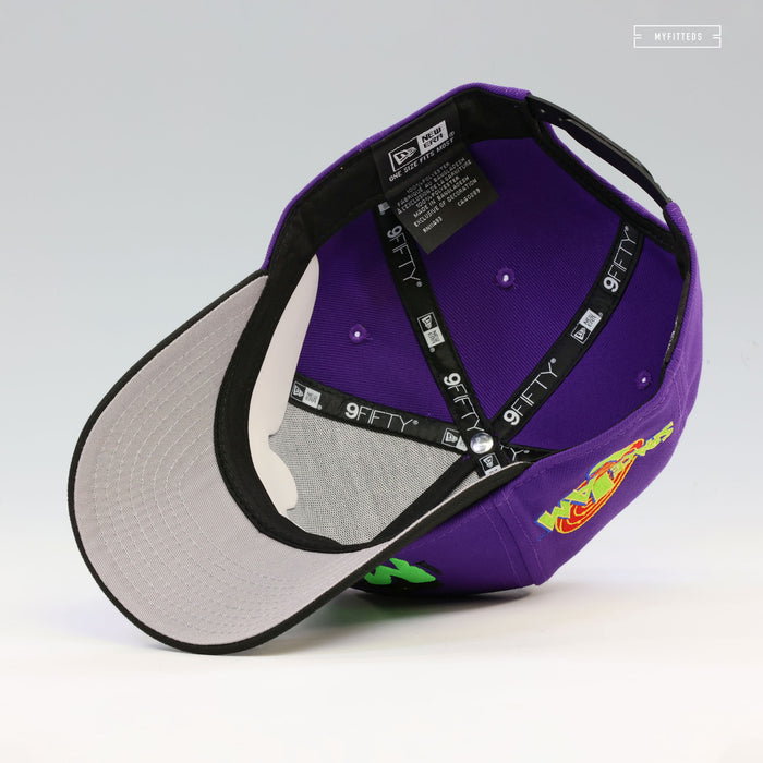 SPACE JAM MONSTARS GLOW IN THE DARK PUFF PRINT 9FIFTY A-FRAME NEW ERA SNAPBACK HAT