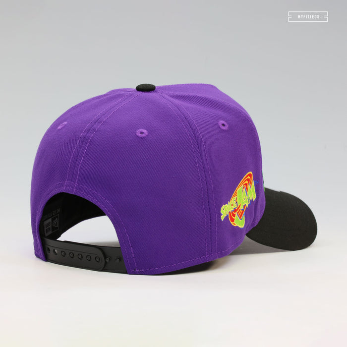 SPACE JAM MONSTARS GLOW IN THE DARK PUFF PRINT 9FIFTY A-FRAME NEW ERA SNAPBACK HAT